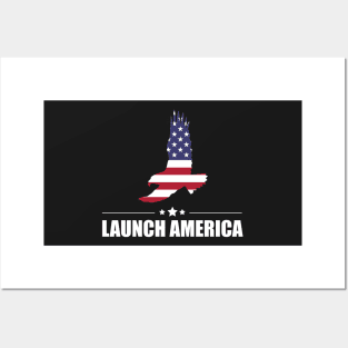 LAUNCH AMERICA Posters and Art